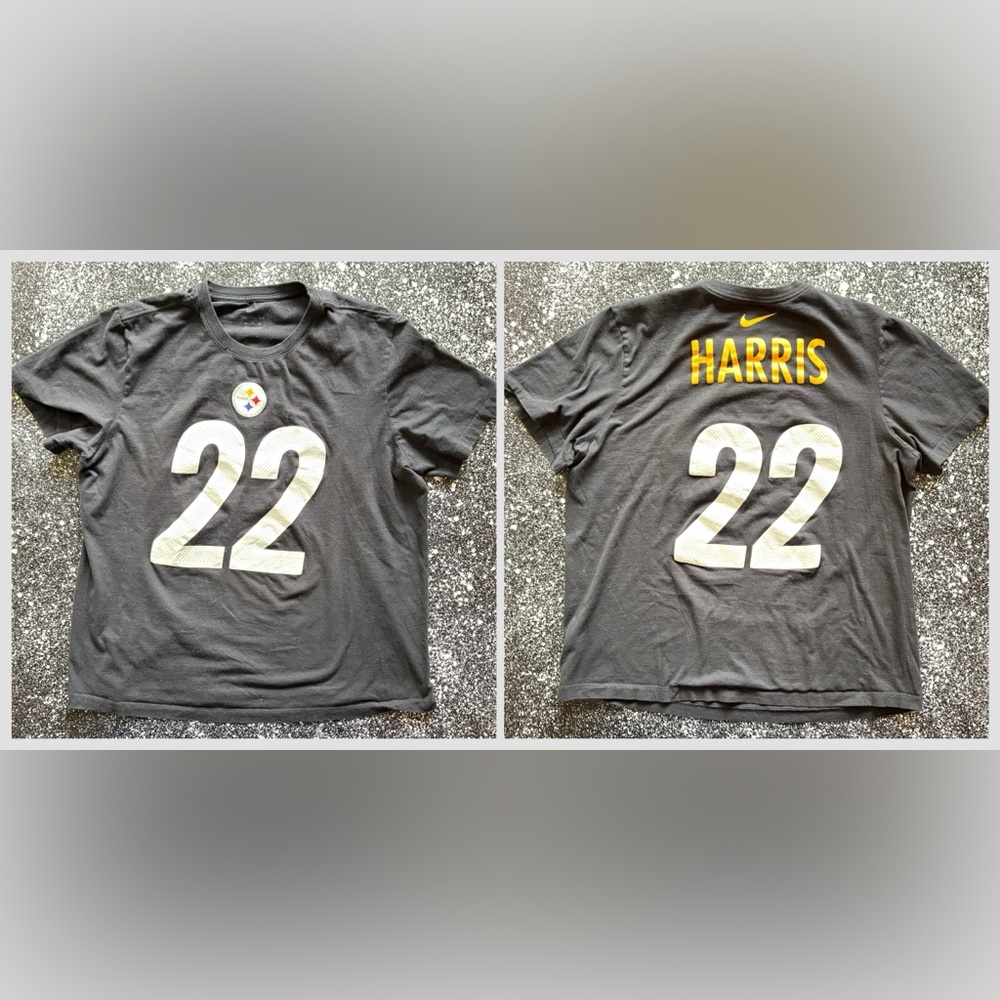 Nike Pittsburgh Steelers #22 Najee Harris Jersey Tee Sz XL